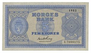 5 kroner 1952