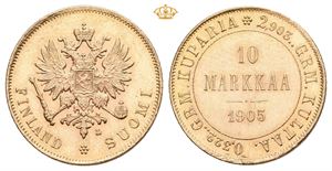 10 markkaa 1905 L