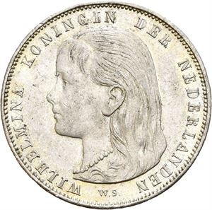 Wilhelmina, 1 gulden 1897