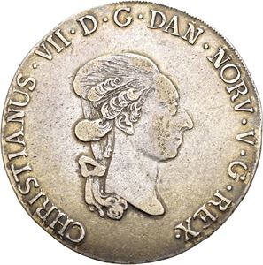 CHRISTIAN VII 1766-1808 Speciedaler 1792. S.3