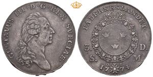 3 daler silvermynt 1774