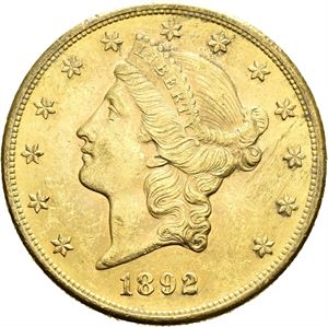 20 dollar 1892 S
