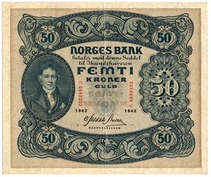 50 kroner 1942. C6648322
