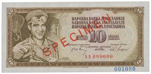 Jugoslavia 10 dinara