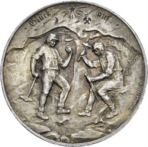 Kongsberg Sølvverk 1623-1923. Sølv. 31 mm