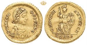 Arcadius, AD 383-408. AV solidus (20 mm; 4,41 g)