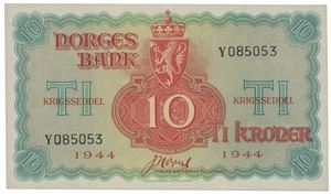 10 kroner 1944. Y085053