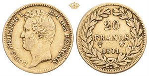 20 francs 1831 W