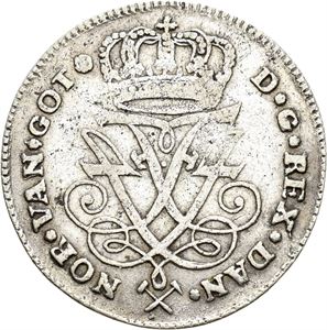 FREDERIK IV 1699-1730 2 mark 1725. S.4