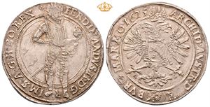Bohemia. Ferdinand II, 1/2 taler 1625. Praha. Gamle riper/old scratches