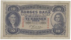 10 kroner 1931. R.5196488