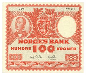 100 kroner 1960 H.1570889
