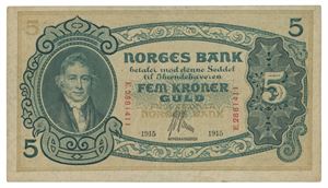 5 kroner 1915. E2881411