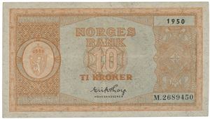 10 kr 1950