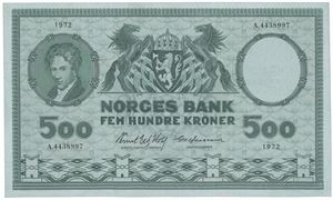 500 kroner 1972 A.4438997
