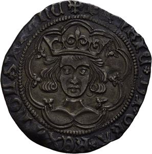 Henrik VI 1422-1461, groat, Calais 1430-1431