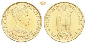 10 kroner 1910. Små riper/small hairlines