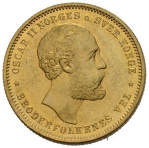 20 kroner/5 species 1875