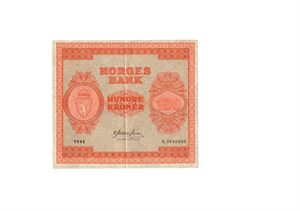 100 kroner 1945. A5645489