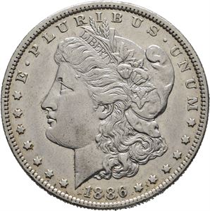 Morgan dollar 1886 O