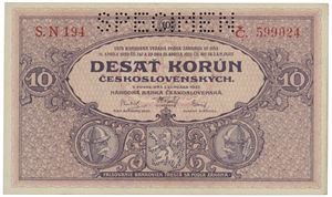 Czechoslovakia 10 korun