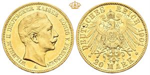 Preussen, Wilhelm II, 20 mark 1901 A