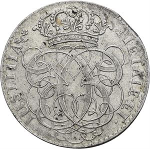 CHRISTIAN V 1670-1699. KONGSBERG. 4 mark 1698. S.1