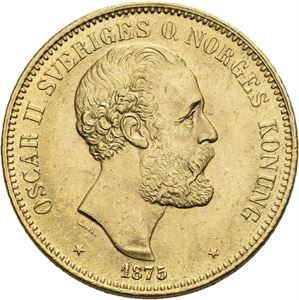 Oskar II, 20 kronor 1875