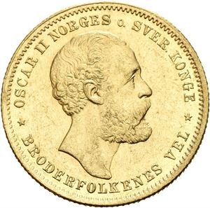 Oscar II. 20 kroner 1877