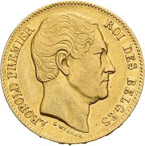 Leopold I, 20 francs 1865