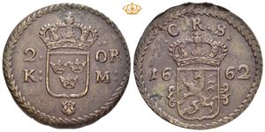 2 öre 1662
