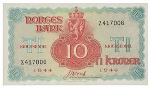 10 kroner London 1944. Z417006