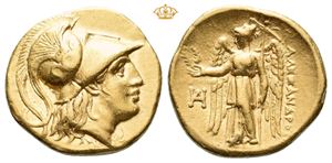 KINGS of MACEDON. Alexander III (The Great). 336-323 BC. AV stater (8,50 g).