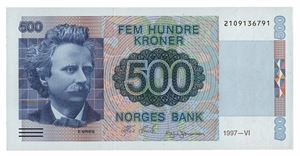 500 kroner 1997. 2109136791
