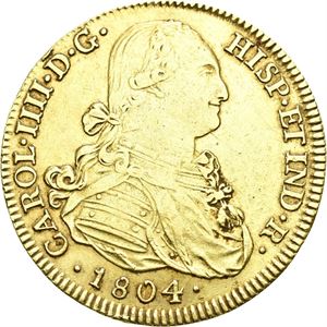 Carl IV, 8 escudos 1804