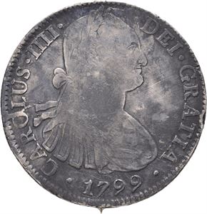 8 reales 1799 FM. Mexico City