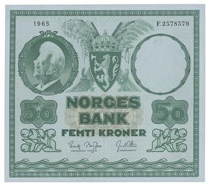 50 kroner 1965. F.2578579