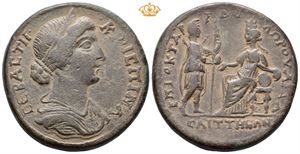 LYDIA, Kaittenon. Crispina. Augusta, AD 178-182. Æ medallion (43 mm, 51,71 g).