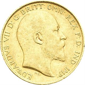 Edward VII, 1/2 sovereign 1909