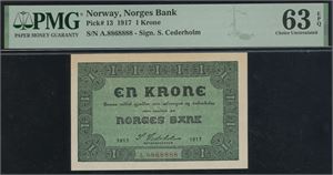1 krone 1917. A.8868888.