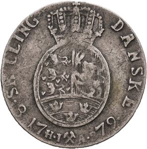 Christian VII, 8 skilling 1779