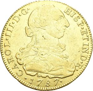 Carl III, 8 escudos 1787