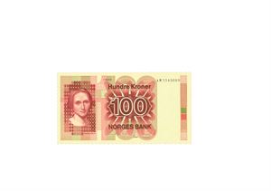 100 kroner 1980. AM3545089