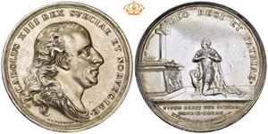 Prince Oskar's first Vigil and Confirmation Silver Medal, 1815