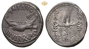Marcus Antonius, Autumn 32 - spring 31 BC. AR denarius (3,67 g)