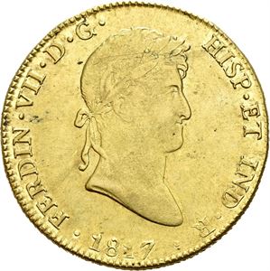 Ferdinand VII, 8 escudos 1817. Lima