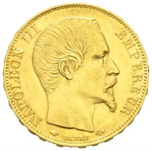 Napoleon III, 20 francs 1857 A.