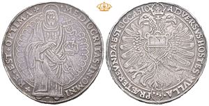 3 taler u.år/n.d. (1603-1609). (86,15 g). Kanthakk og små riper/edge nicks and small scratches