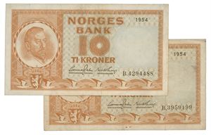 10 kr 1954