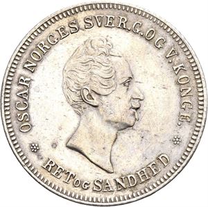 OSCAR I 1844-1859 1/2 speciedaler 1846